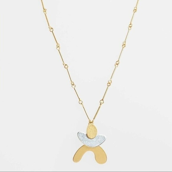 Madewell Modform Pendant Necklace Gold - Picture 4 of 9